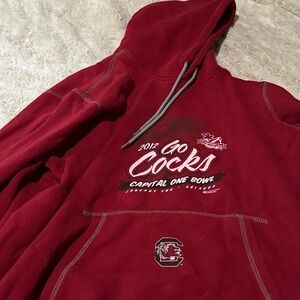 Red Hoodie with Capital One Bowl Design
